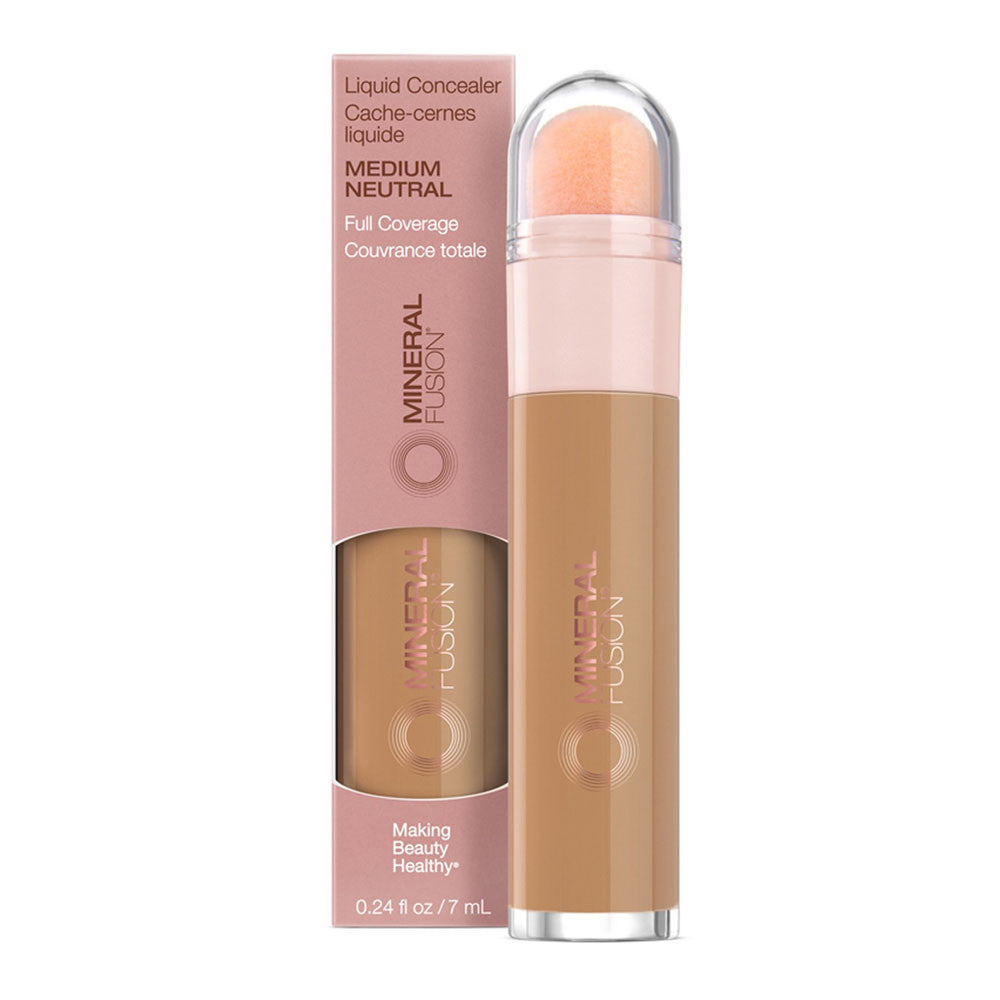 Mineral Fusion Liquid Concealer, Medium Neutral, 0.24 Oz